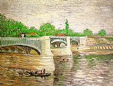 Vincent van Gogh The Seine with the Pont de la Grand Jatte painting